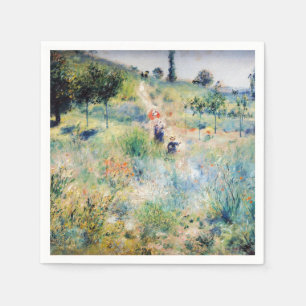 Renoir - Path Leading through Tall Grass Napkins