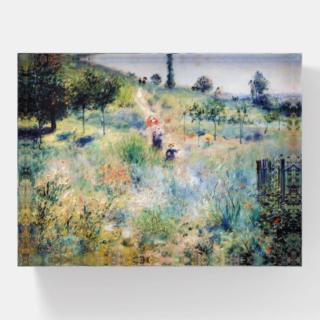 Renoir - Path Leading through Tall Grass Paperweight (Front)