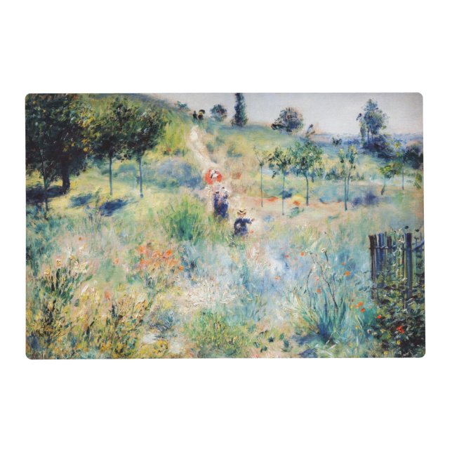 Renoir - Path Leading through Tall Grass Placemat (Front)