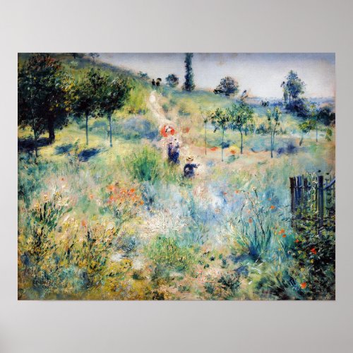 Renoir _ Path Leading through Tall Grass Poster