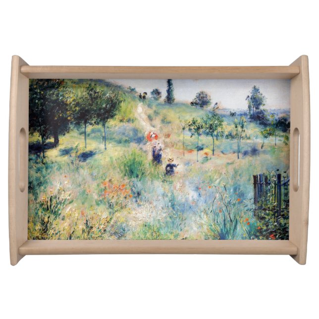 Renoir - Path Leading through Tall Grass Serving Tray (Front)