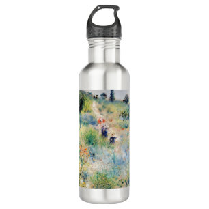 Renoir - Path Leading through Tall Grass Stainless Steel Water Bottle
