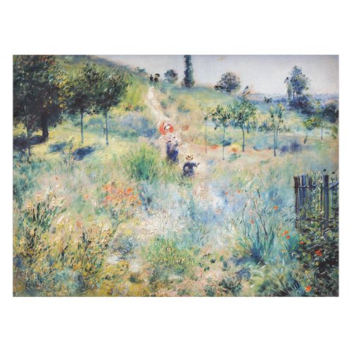 Renoir _ Path Leading through Tall Grass Tablecloth