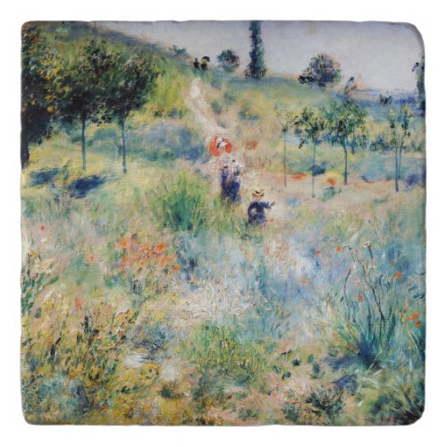 Renoir _ Path Leading through Tall Grass Trivet