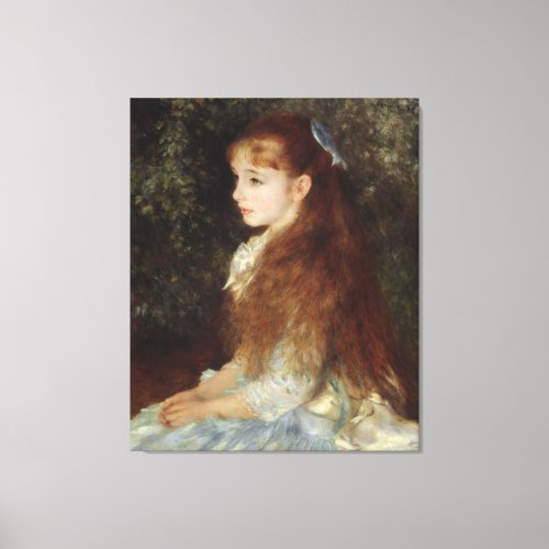 Renoir Portrait of Irene Cahen from Antwerp Canvas Print