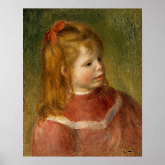 Renoir - Portrait Of Jean Poster (Front)