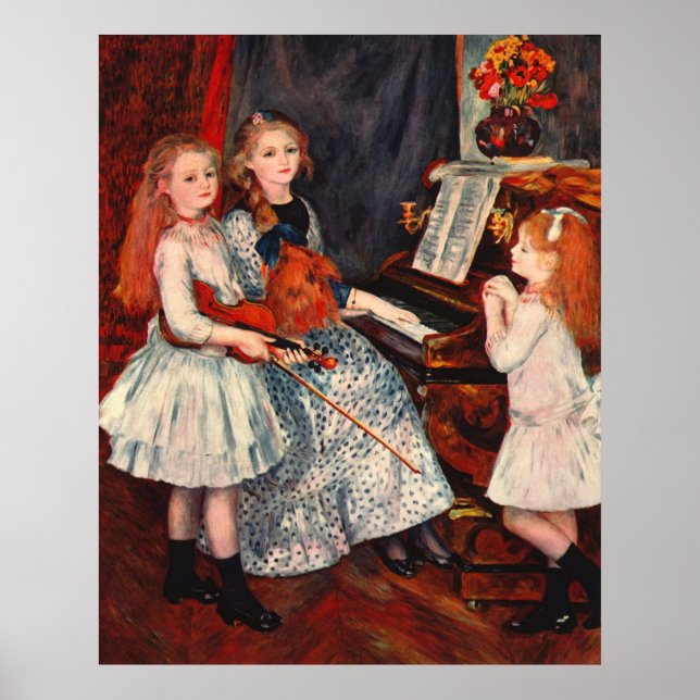 Renoir - Portrait of the daughter of Catulle-Mende Poster (Front)