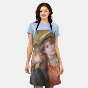 Renoir - Portrait of Two Little Girls Apron