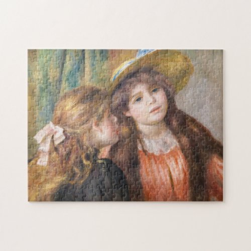 Renoir _ Portrait of Two Little Girls Jigsaw Puzzle