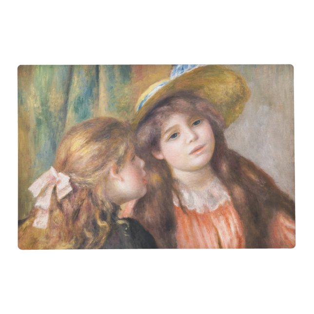 Renoir - Portrait of Two Little Girls Placemat (Front)