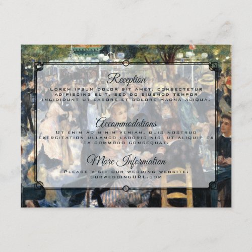 Renoir s Dance at Le Moulin de la Galette Enclosure Card