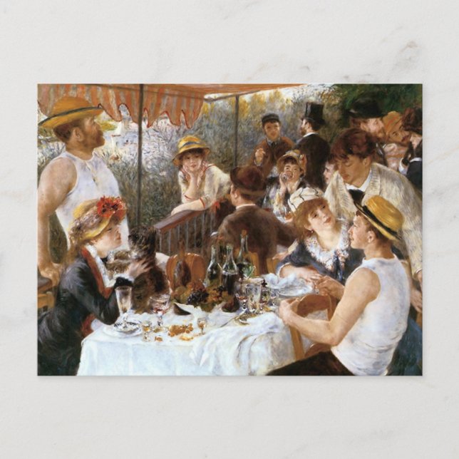 Renoir’s ‘Luncheon of the Boating Party’ Postcard (Front)