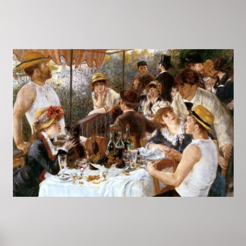Renoirs Luncheon of the Boating Party Poster