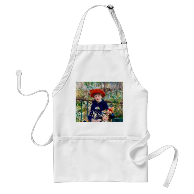Renoir’s Mother and Child  Adult Apron (Front)