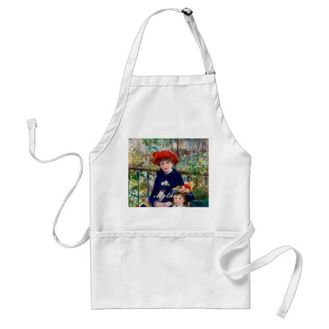Renoir’s Mother and Child  Adult Apron (Front)