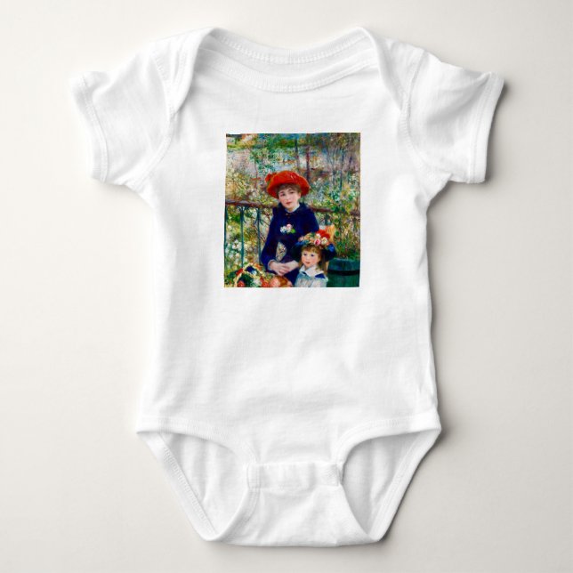 Renoir’s Mother and Child Baby Bodysuit (Front)