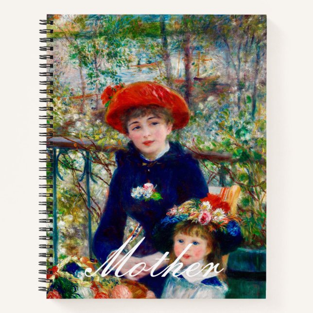 Renoir’s Mother and Child  Notebook (Front)