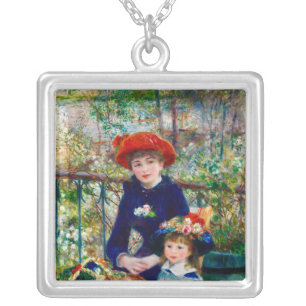 Renoir’s Mother and Child  Silver Plated Necklace