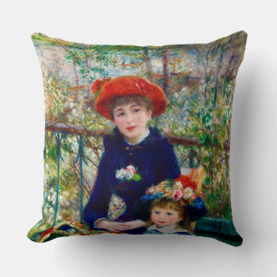 Renoir’s Mother and Child Throw Pillow
