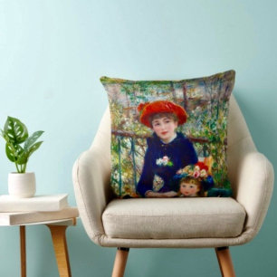Renoir’s Mother and Child Throw Pillow