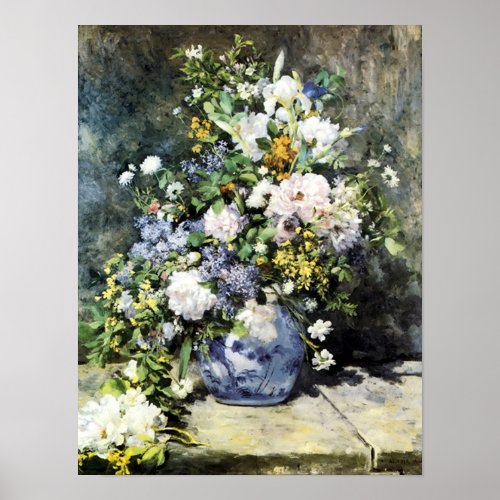 Renoirs Spring Bouquet _ Poster