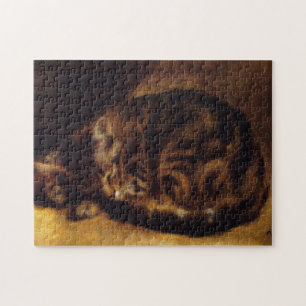 Renoir Sleeping Cat Puzzle