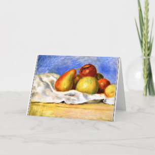 Renoir - Still Life with Apples and Pears Card