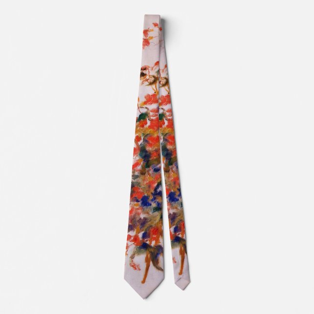 Renoir - Still Life with Fuscias Neck Tie (Front)