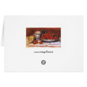 Renoir: Strawberries Cards (Back Horizontal)
