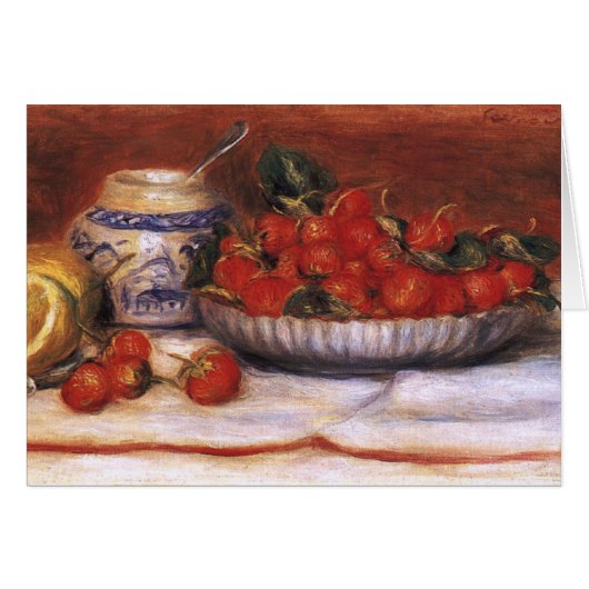Renoir: Strawberries Cards (Front Horizontal)