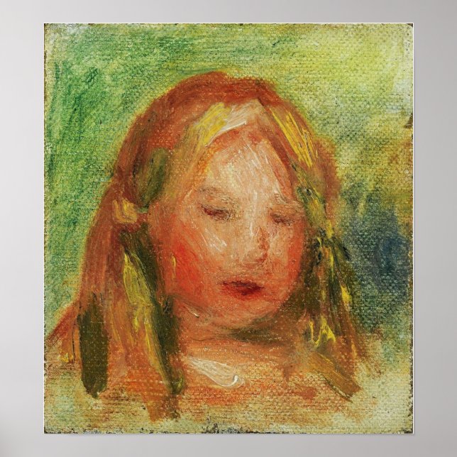 Renoir - Study Of Child's Head (Coco) Poster (Front)