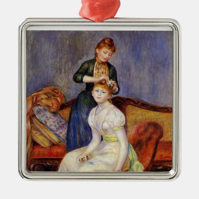 Renoir: The Coiffure Metal Ornament (Front)