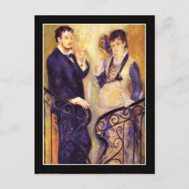 Renoir The Expectant Couple Postcard (Front)