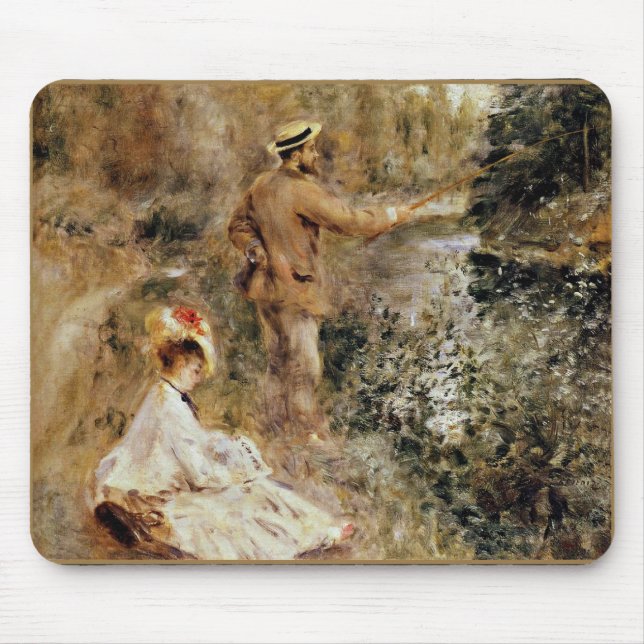 Renoir - The Fisherman Mouse Pad (Front)