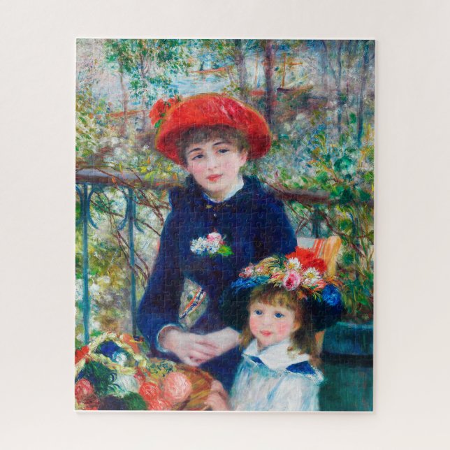 Renoir Two Sisters  Jigsaw Puzzle (Vertical)