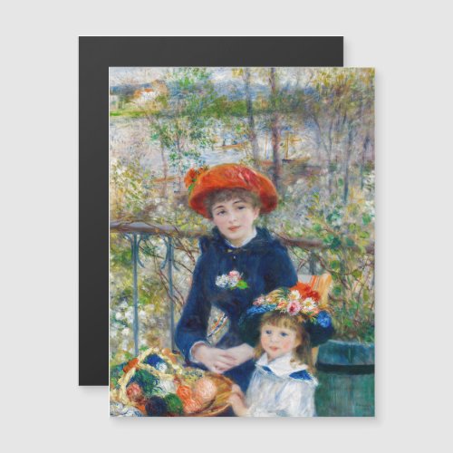 Renoir _ Two sisters on the Terrace Magnetic Card
