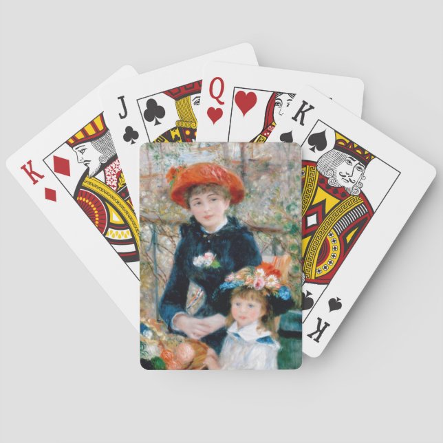Renoir "Two Sisters (On the Terrace)" Poker Cards (Back)