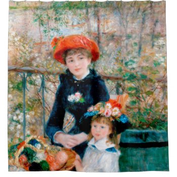 Renoir "two Sisters (on The Terrace)" Shower Curtain by j_krasner at Zazzle