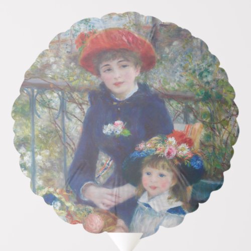Renoir Two Sisters Terrace French Impressionism  Balloon