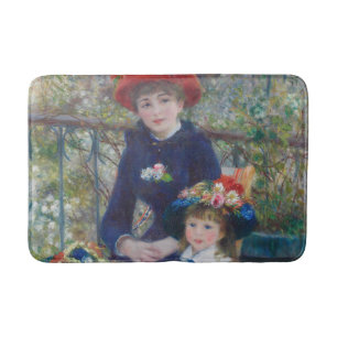 Renoir Two Sisters Terrace French Impressionism Bath Mat