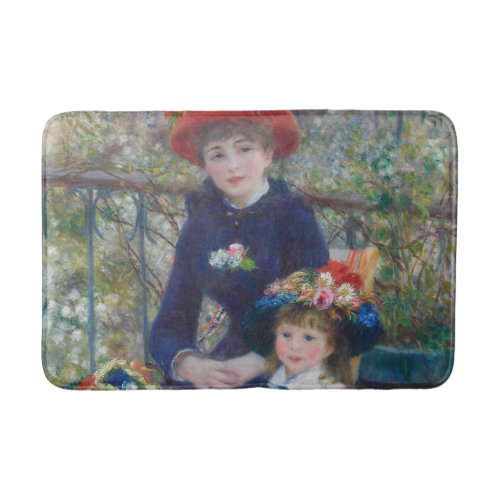 Renoir Two Sisters Terrace French Impressionism  Bath Mat