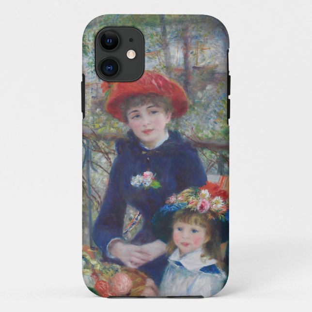 Renoir Two Sisters Terrace French Impressionism  Case-Mate iPhone Case (Back)