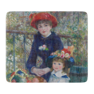 Renoir Two Sisters Terrace French Impressionism  Cutting Board