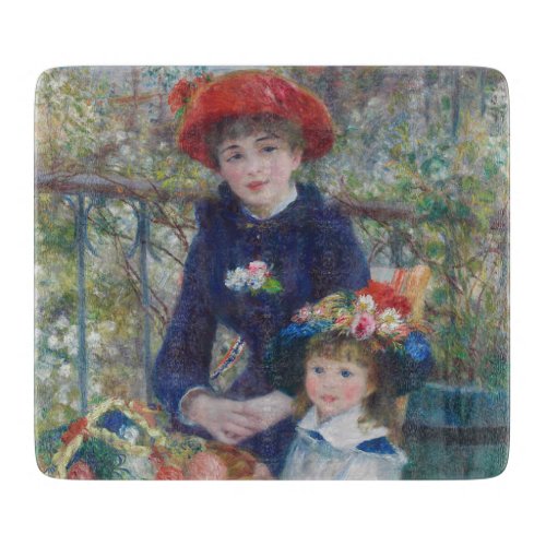 Renoir Two Sisters Terrace French Impressionism  Cutting Board