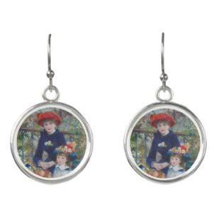 Renoir Two Sisters Terrace French Impressionism  Earrings