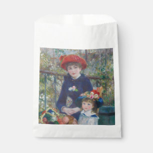 Renoir Two Sisters Terrace French Impressionism  Favor Bag