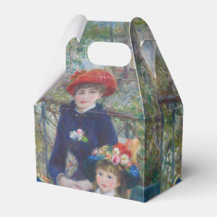 Renoir Two Sisters Terrace French Impressionism  Favor Boxes