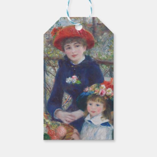 Renoir Two Sisters Terrace French Impressionism  Gift Tags