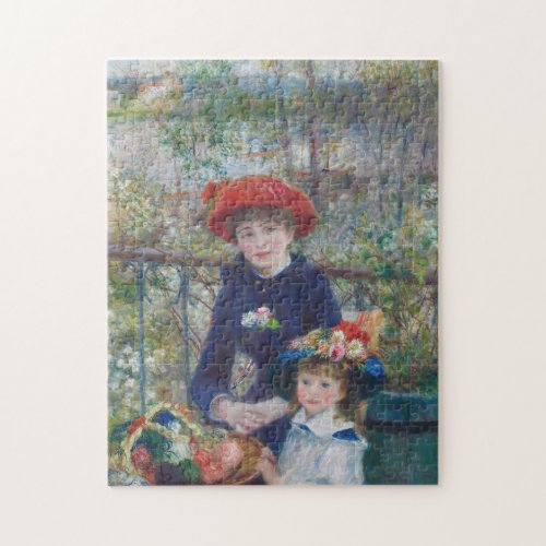 Renoir Two Sisters Terrace French Impressionism  Jigsaw Puzzle