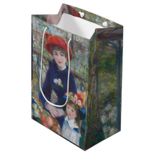Renoir Two Sisters Terrace French Impressionism Medium Gift Bag